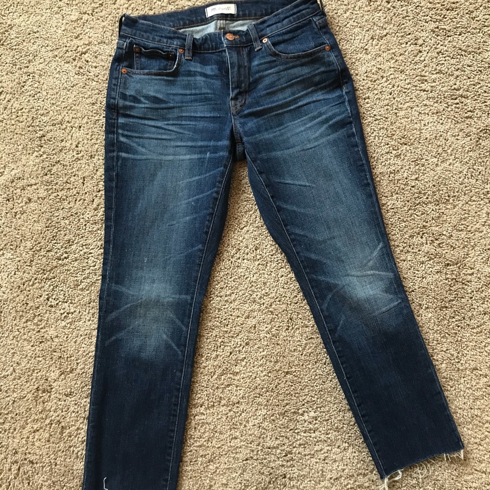 Madewell cut off jeans